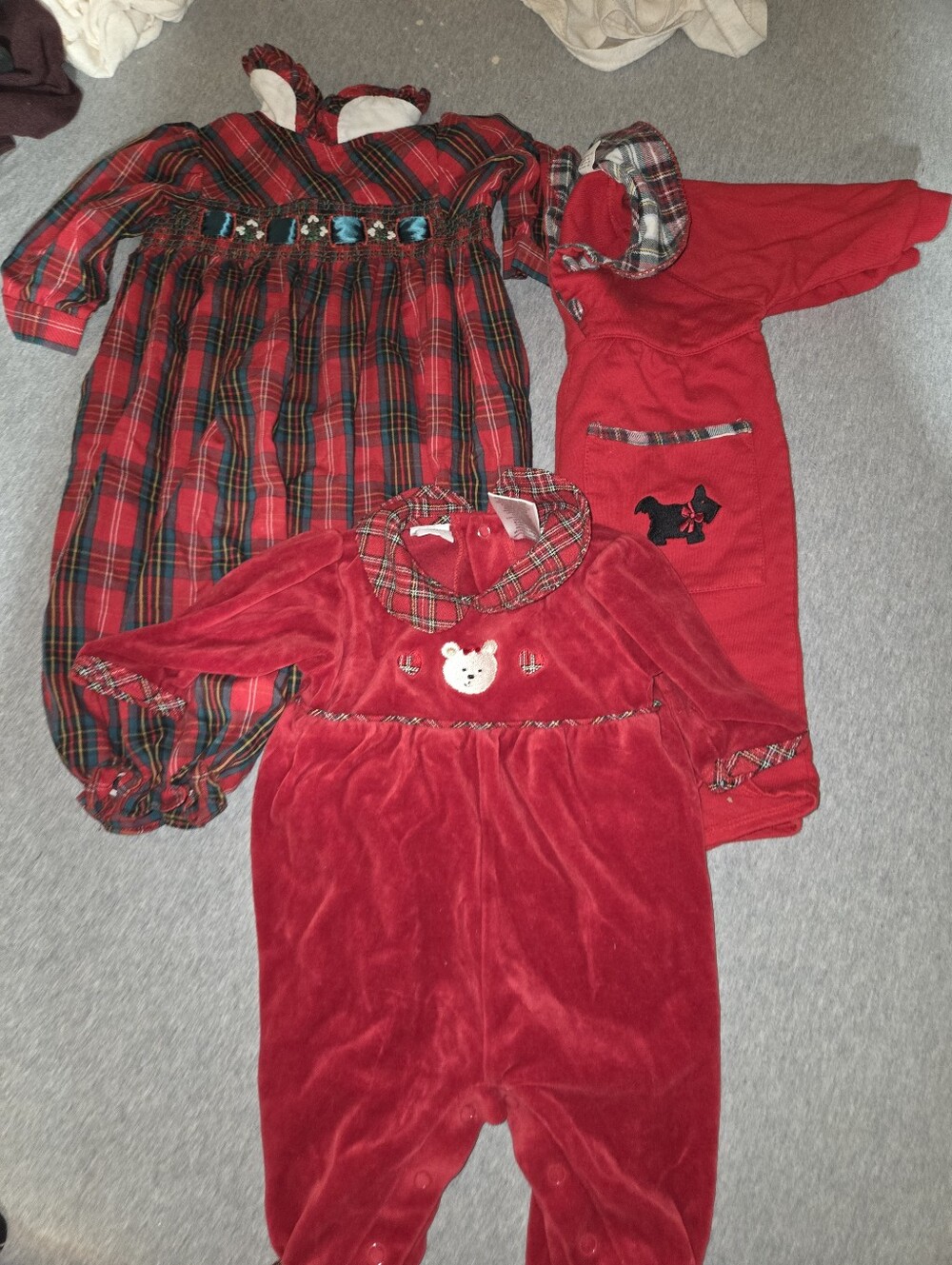 3 Pc Vintage Infant Clothing